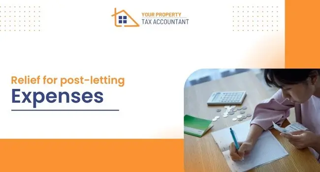 Relief for post letting expenses