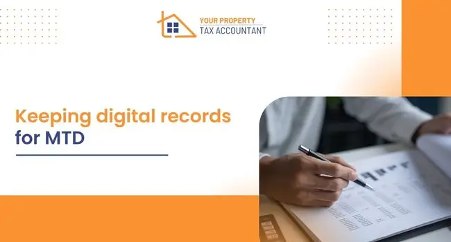 Keeping digital records for MTD